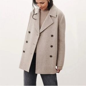 Jenni Kayne Wool and Cashmere Pea Coat